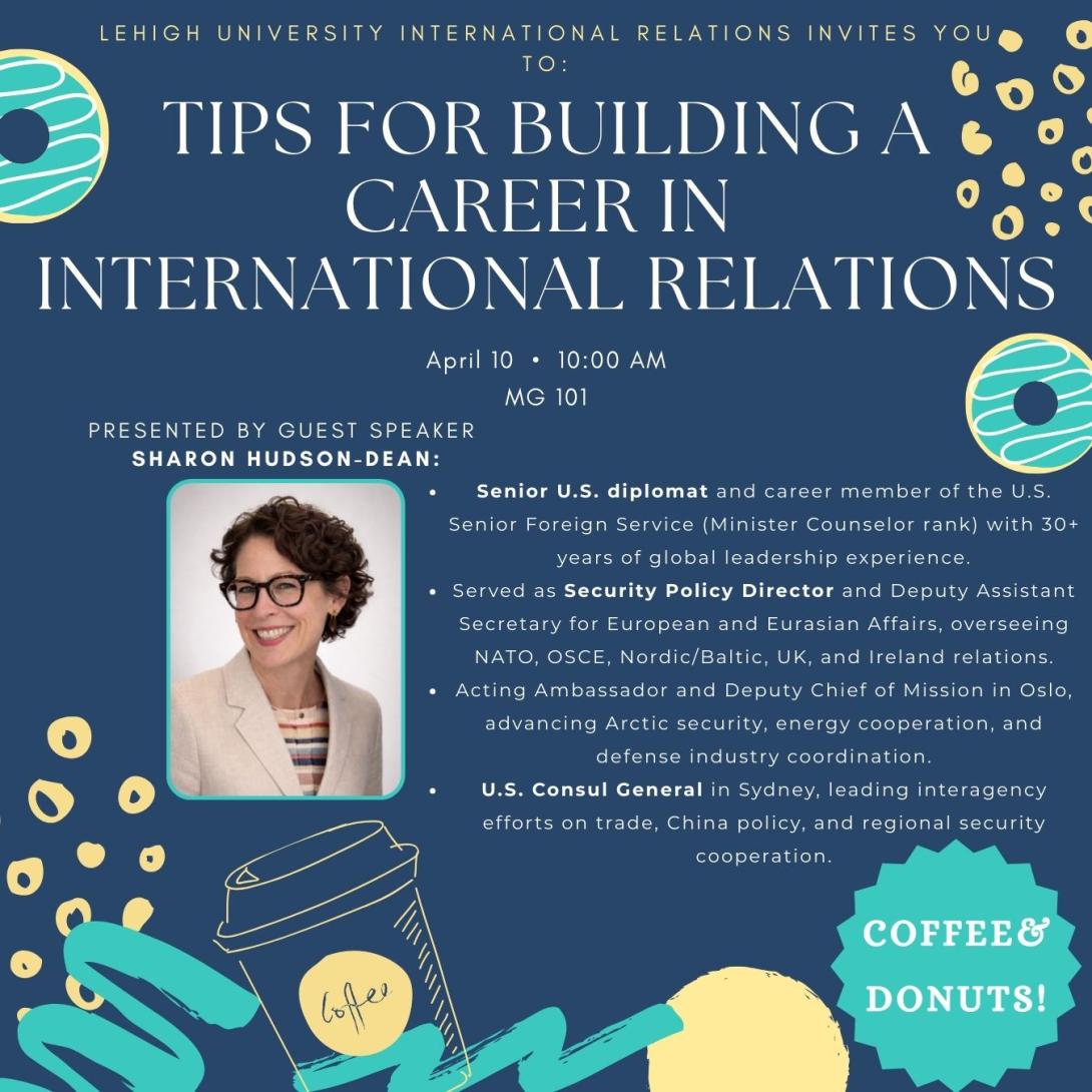 Tips for Building a Career in International Relations flyer